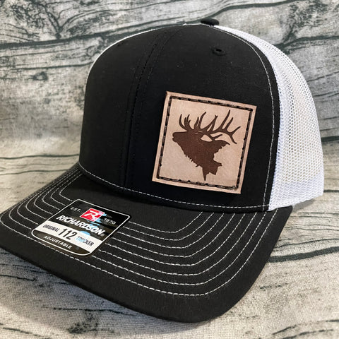 Bull Elk Square Patch Hat