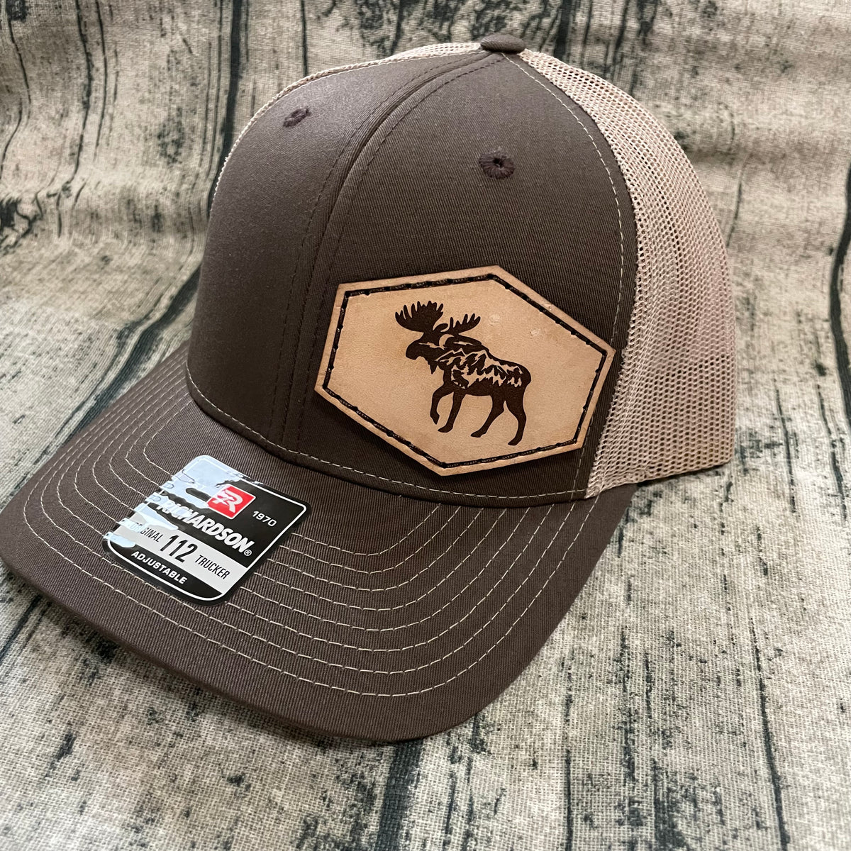 Moose Leather Patch