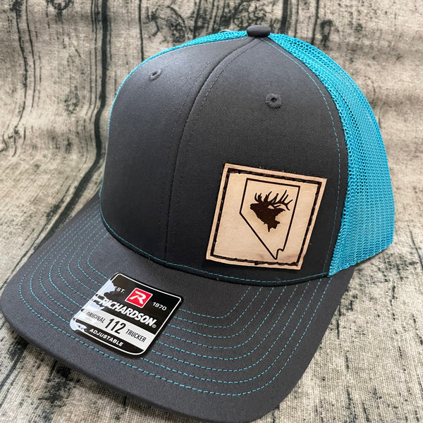NV Elk Head Leather Patch