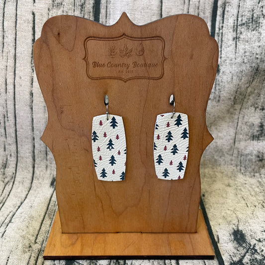Pine Tree Bar Earrings