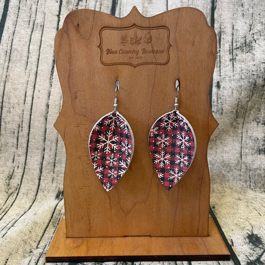 Snowflake Petal Earrings