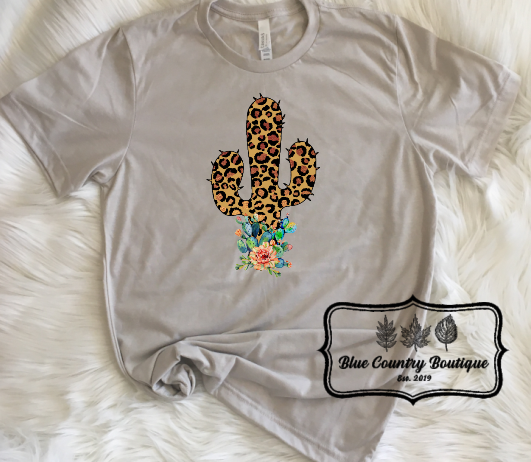 Leopard Cactus With Flowers