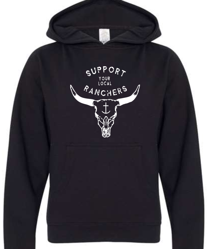Anchor Brand Support Your Local Ranchers Hoodie – Blue Country Boutique