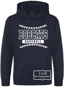 Bobcats Baseball Stitching Hoodie