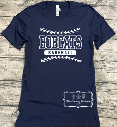 Bobcats Baseball Stitching T-shirt